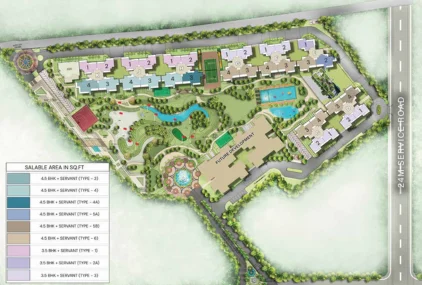 M3M Mansion Site Map